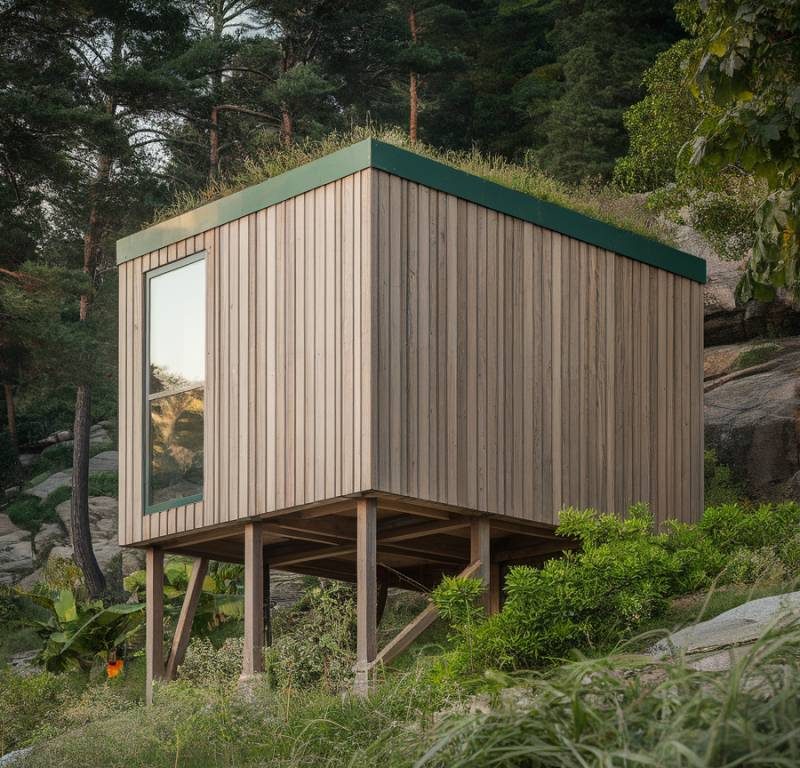 Construire une maison cubique en bois sur pilotis : une alliance entre design et protection environnementale